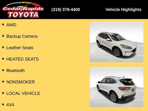 Used 2022 Ford Escape Titanium image 8