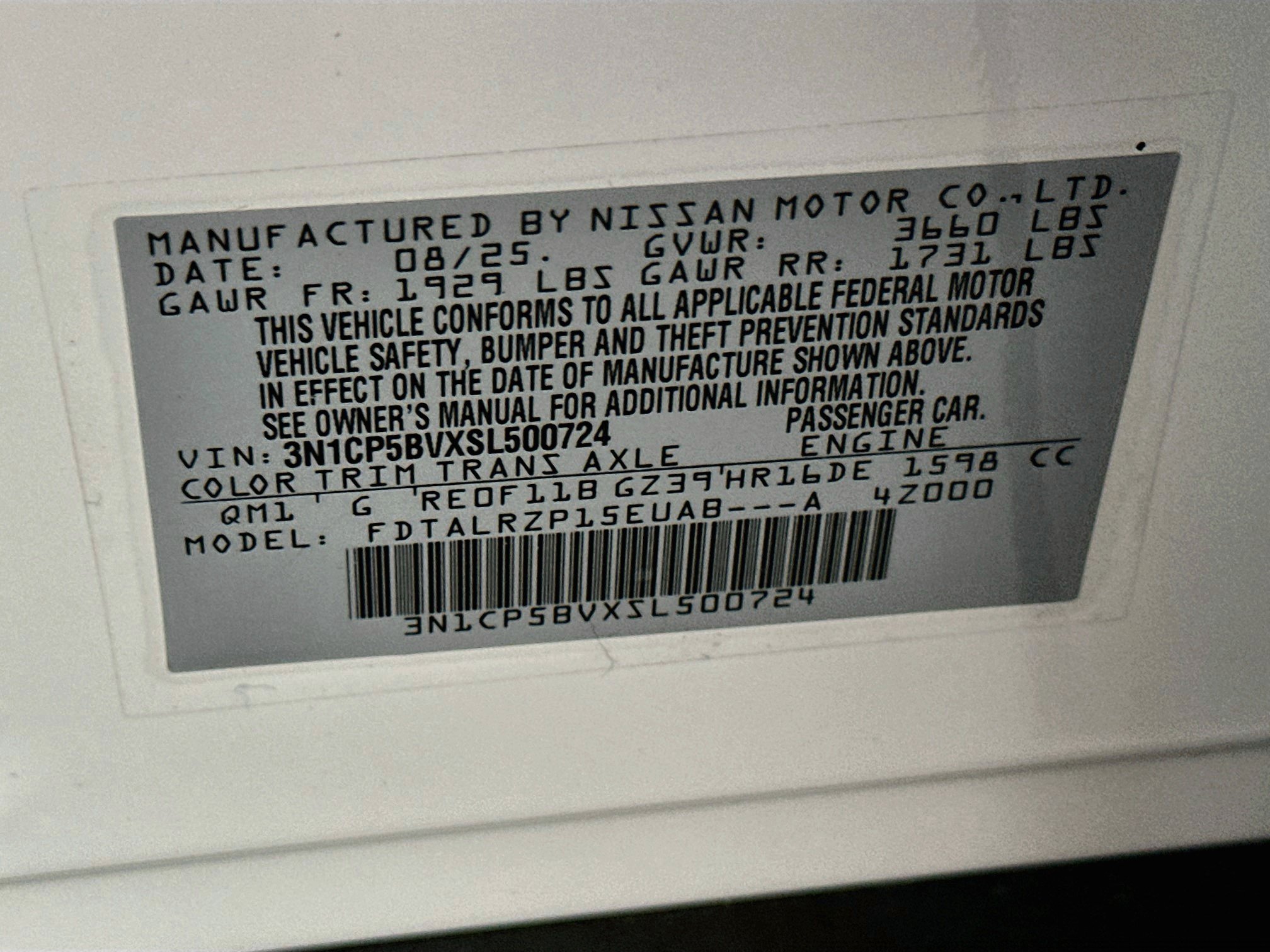 Used 2025 Nissan Kicks Play S FWD image 12