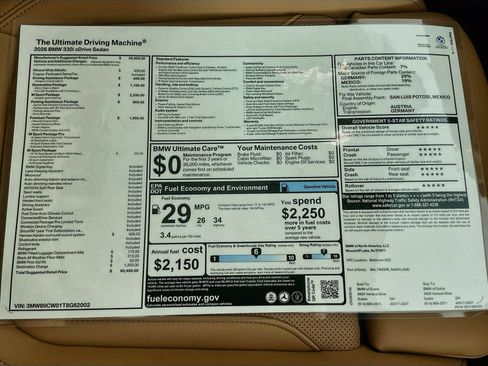 New 2026 BMW 330i xDrive Sedan w/ M Sport Package AWD/4WD image 49