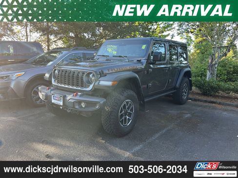 Certified 2025 Jeep Wrangler Unlimited Rubicon w/ Safety Group AWD/4WD image 4