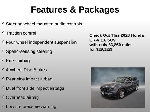 Certified 2023 Honda CR-V EX image 12