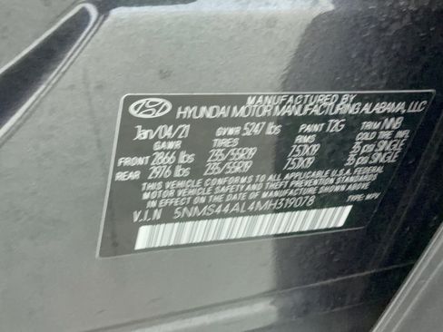 Used 2021 Hyundai Santa Fe Limited w/ Cargo Package FWD image 31