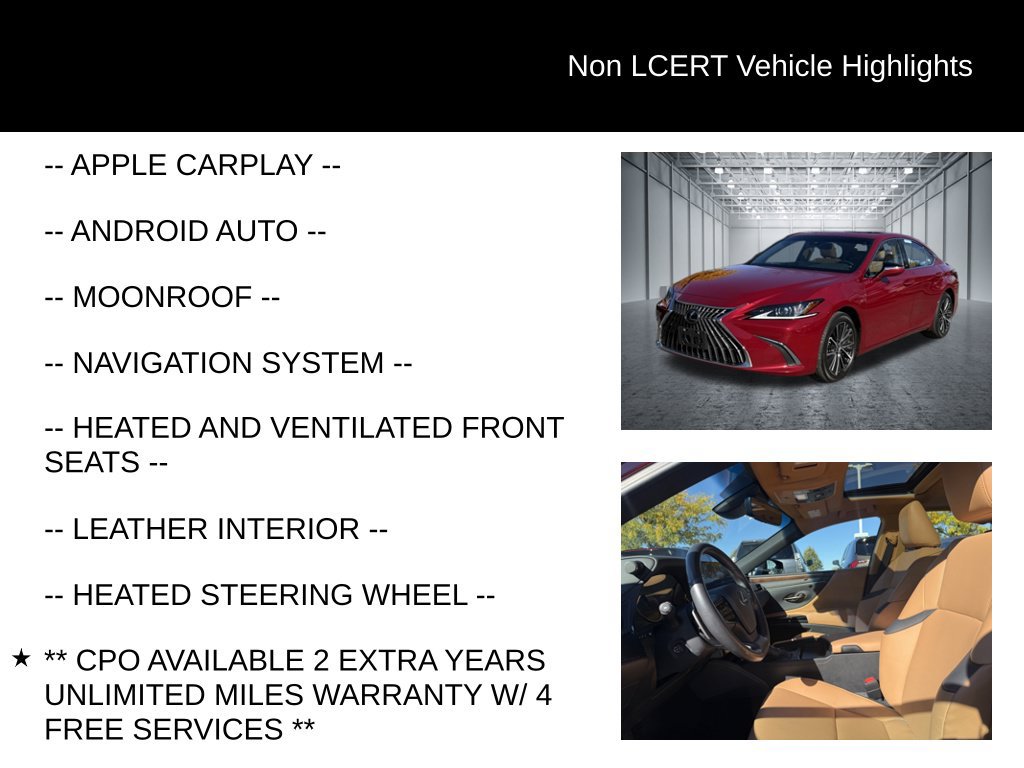 Used 2023 Lexus ES 350 w/ Premium Package FWD image 27