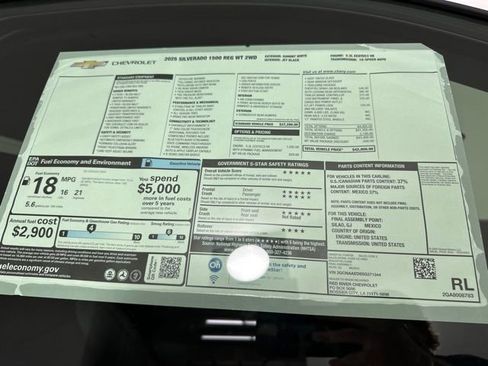 New 2025 Chevrolet Silverado 1500 W/T w/ WT Value Package image 25