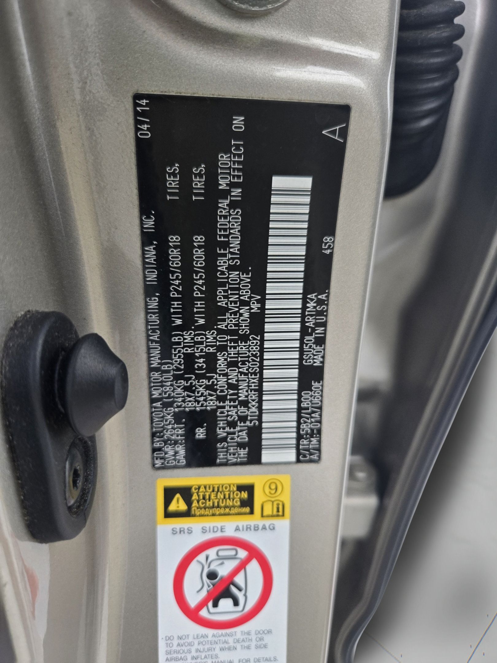 Used 2014 Toyota Highlander XLE FWD image 30