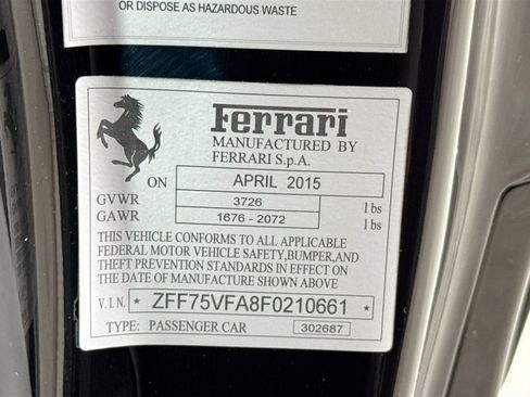Certified 2015 Ferrari 458 Speciale Coupe RWD image 27