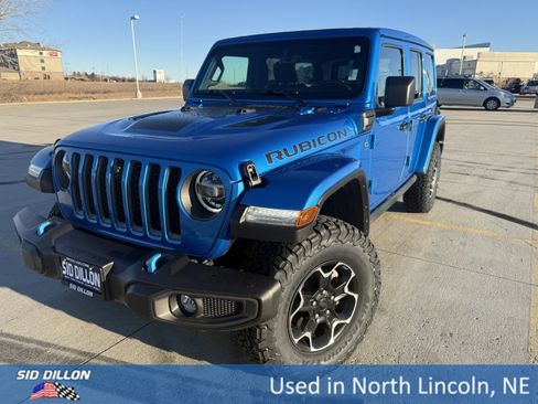 Used 2021 Jeep Wrangler Unlimited Rubicon 4xe w/ Cold Weather Group image 1