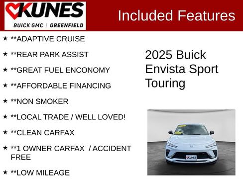 Used 2025 Buick Envista Sport Touring w/ Experience Buick Package FWD image 3