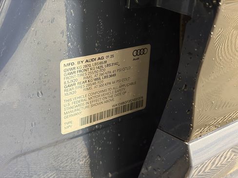 Certified 2025 Audi Q6 e-tron Premium Plus w/ Premium Plus image 20