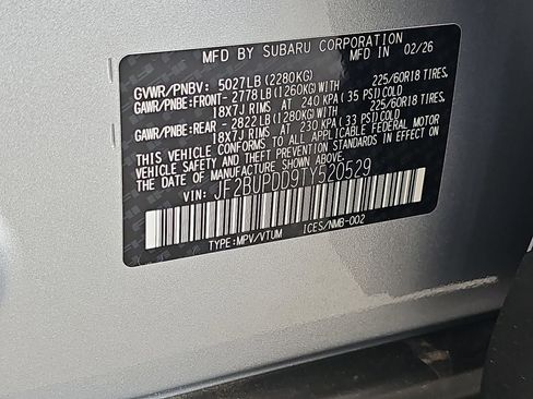 New 2026 Subaru Outback Limited AWD/4WD image 44