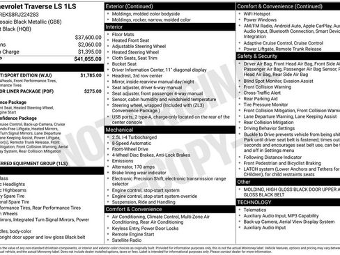 Used 2024 Chevrolet Traverse LS w/ Midnight/Sport Edition FWD image 36