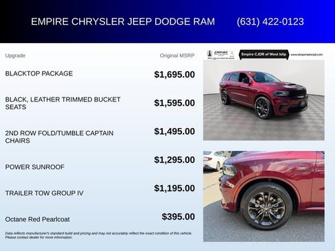 Used 2022 Dodge Durango R/T w/ Blacktop Package AWD/4WD image 6