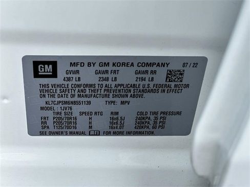 Certified 2022 Chevrolet Trax LT w/ LT Convenience Package image 32