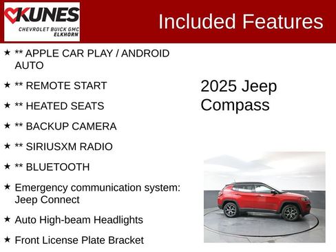 Used 2025 Jeep Compass Limited AWD/4WD image 2
