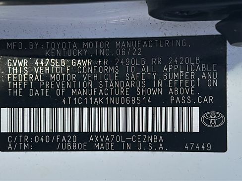 Used 2022 Toyota Camry LE image 40