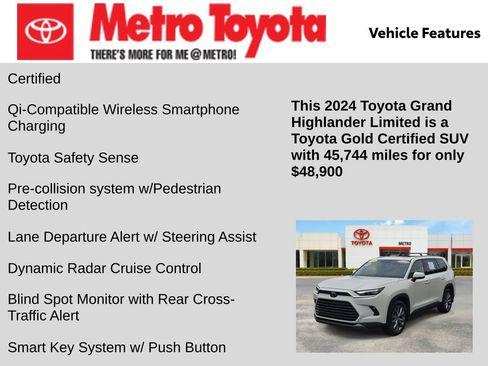 Certified 2024 Toyota Grand Highlander AWD image 11