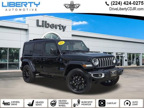 Certified 2025 Jeep Wrangler Unlimited Sahara w/ Safety Group AWD/4WD image 1