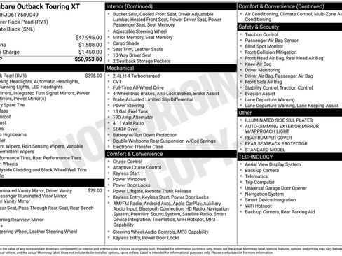 New 2026 Subaru Outback Touring XT AWD/4WD image 4