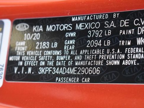 Used 2021 Kia Forte GT-Line FWD image 34