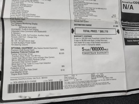 Used 2020 RAM 2500 Big Horn w/ Night Edition image 64