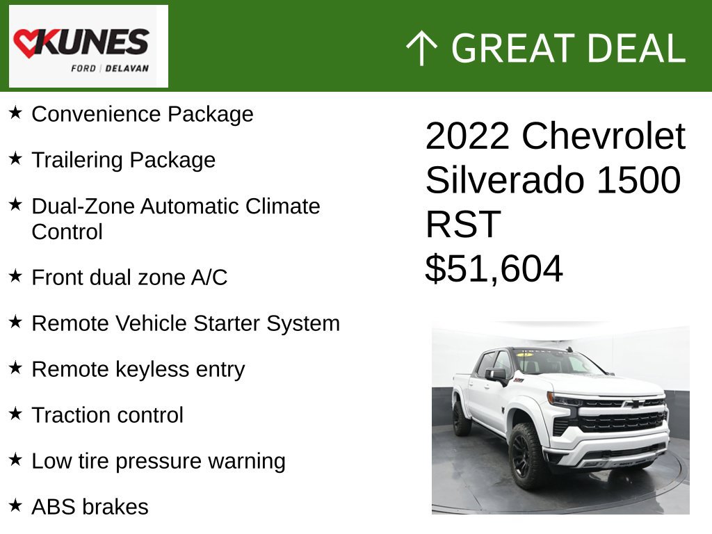 Used 2022 Chevrolet Silverado 1500 RST AWD/4WD image 2