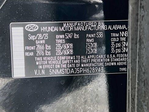 Certified 2023 Hyundai Santa Fe SE w/ Cargo Package AWD/4WD image 31