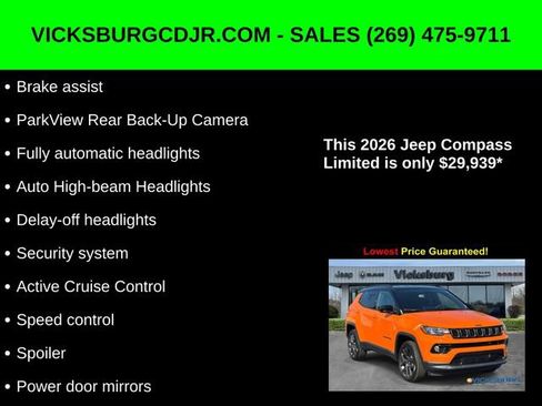 New 2026 Jeep Compass Limited image 16