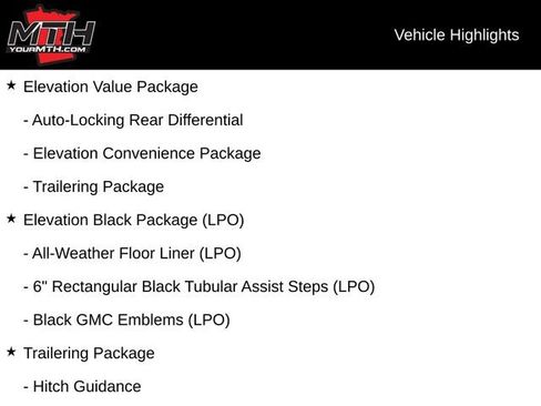 Used 2021 GMC Sierra 1500 Elevation w/ LPO, Elevation Black Package AWD/4WD image 19