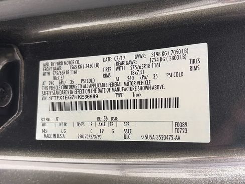 Used 2017 Ford F150 XLT w/ Equipment Group 302A Luxury AWD/4WD image 9