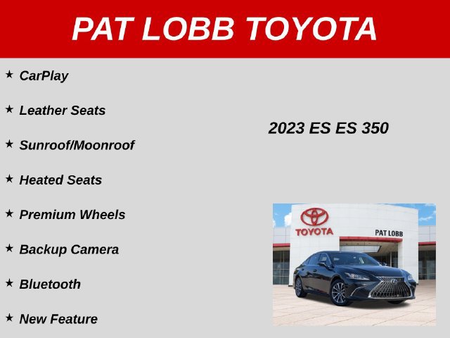 Used 2023 Lexus ES 350 w/ Accessory Package (Z2) FWD image 39