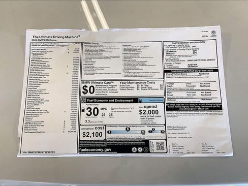 New 2026 BMW 230i 230i w/ Convenience Package image 19
