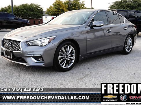 Used 2023 INFINITI Q50 Luxe w/ Cargo Package RWD image 3