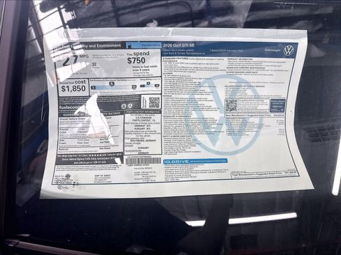 New 2026 Volkswagen GTI SE FWD image 13