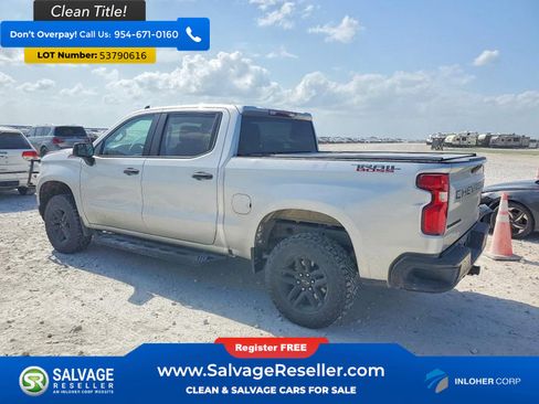 Used 2021 Chevrolet Silverado 1500 Custom Trail Boss w/ Safety Confidence Package AWD/4WD image 3