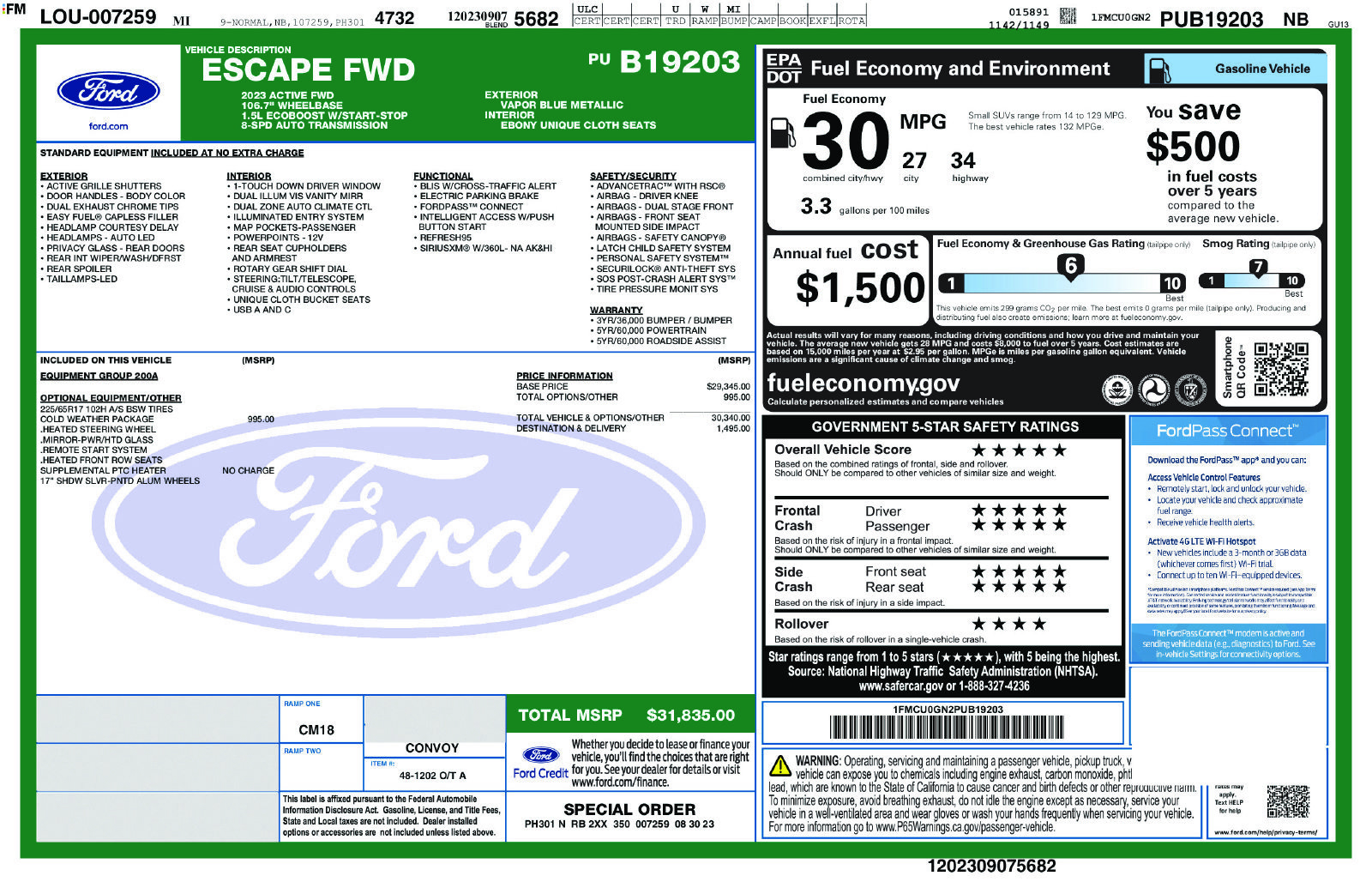 Used 2023 Ford Escape Active w/ Cold Weather Package FWD image 4