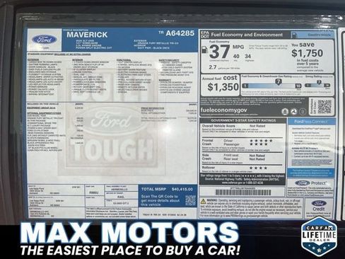 New 2026 Ford Maverick XLT w/ Equipment Group 301A AWD/4WD image 14
