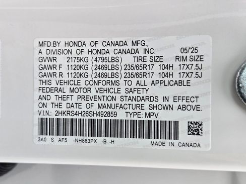Certified 2025 Honda CR-V LX image 33