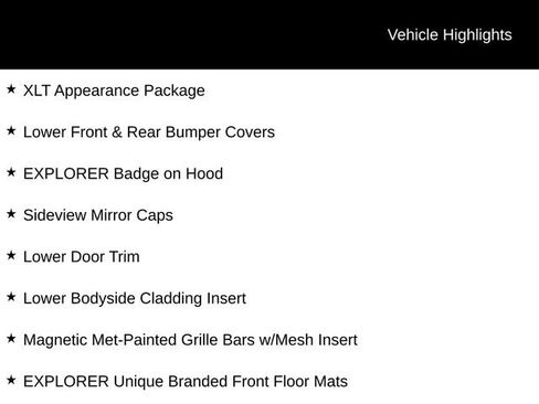 Used 2018 Ford Explorer XLT w/ Equipment Group 202A image 2