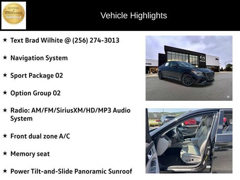 Used 2019 Genesis G80 3.8 w/ Sport Package 02 AWD/4WD image 6