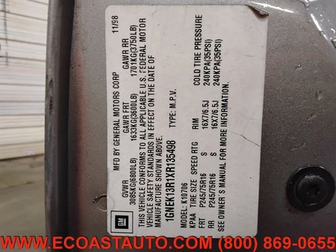 Used 1999 Chevrolet Tahoe Z71 w/ Preferred Equipment Group AWD/4WD image 18