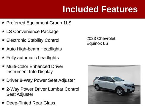 Used 2023 Chevrolet Equinox LS w/ LS Convenience Package AWD/4WD image 3
