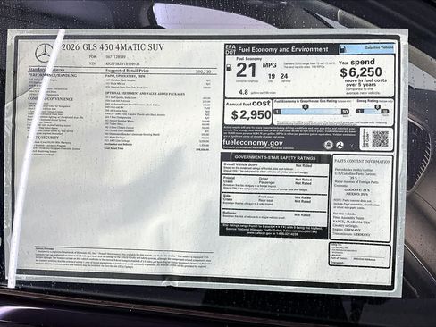 New 2026 Mercedes-Benz GLS 450 4MATIC image 18