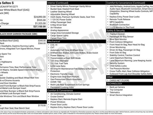 Used 2023 Kia Seltos S image 3
