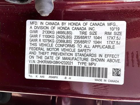 Used 2019 Honda CR-V LX image 19