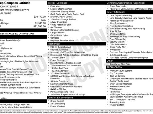 Used 2024 Jeep Compass Latitude AWD/4WD image 30