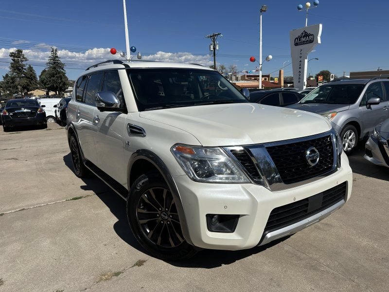 Used 2017 Nissan Armada Platinum w/ Captain Seat Package AWD/4WD image 1