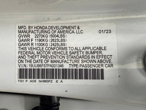 Used 2023 Acura TLX w/ A-SPEC Package AWD/4WD image 11