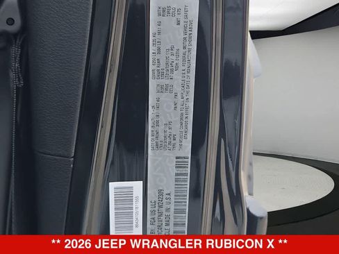New 2026 Jeep Wrangler Unlimited Rubicon AWD/4WD image 37