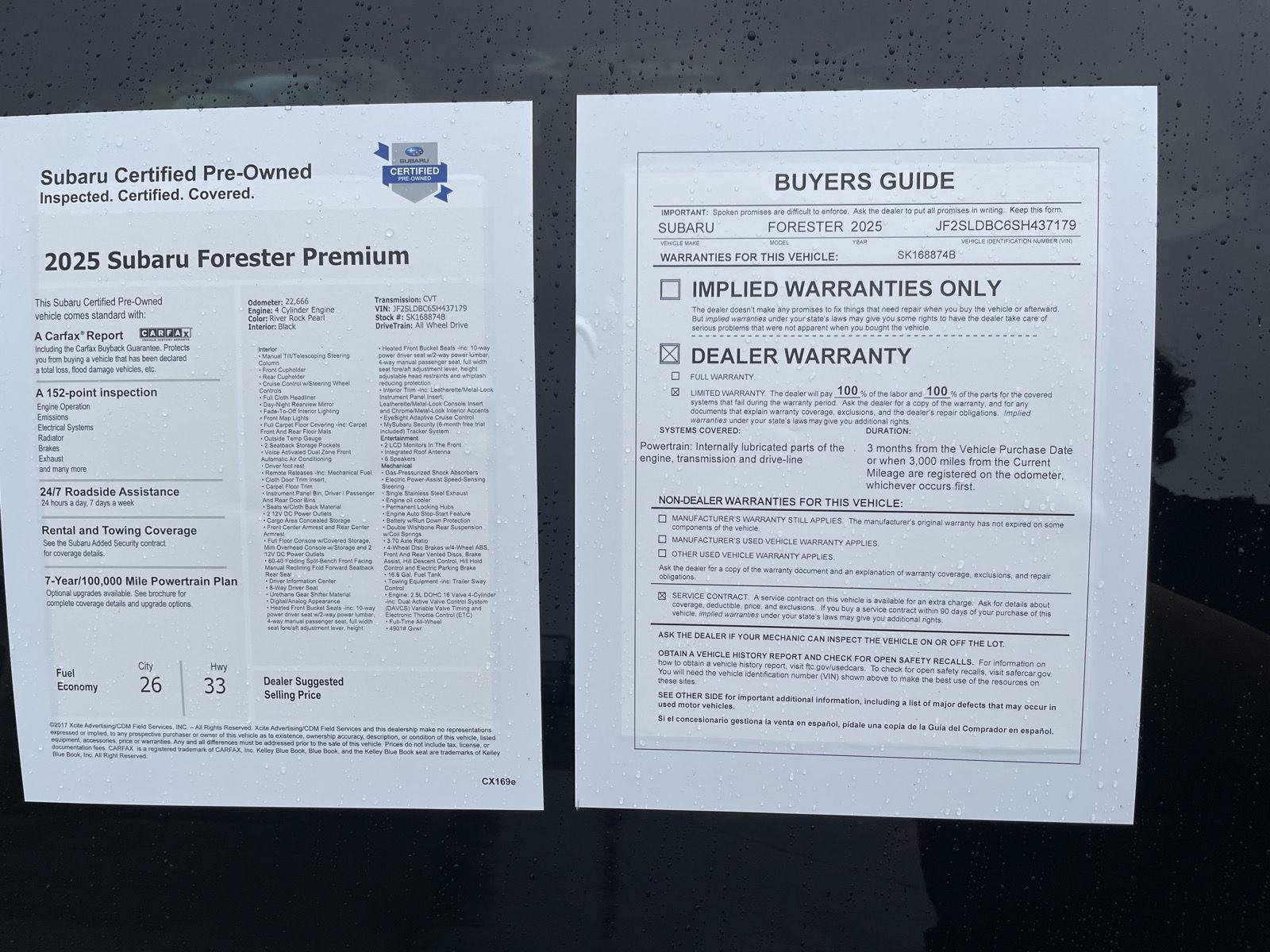 Certified 2025 Subaru Forester Premium w/ Convenience Package #1 AWD/4WD image 21