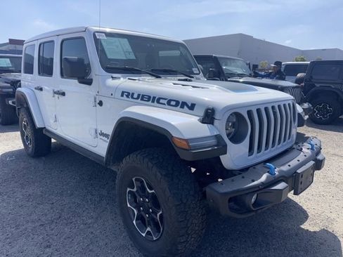 Used 2021 Jeep Wrangler Unlimited Rubicon 4xe w/ Steel Bumper Group AWD/4WD image 3
